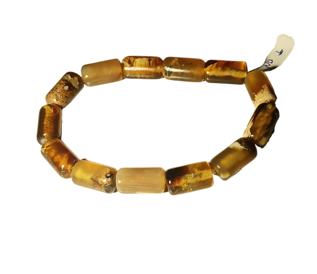 Amber bracelet with elastic thread_916B_lenght 20 centimeters_Number_1_