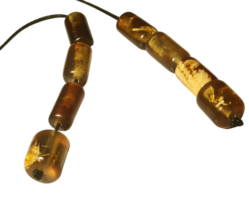 Antistress amber beads toy