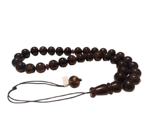 Amber kompoloi 33 + 1 round beads_I15R33R