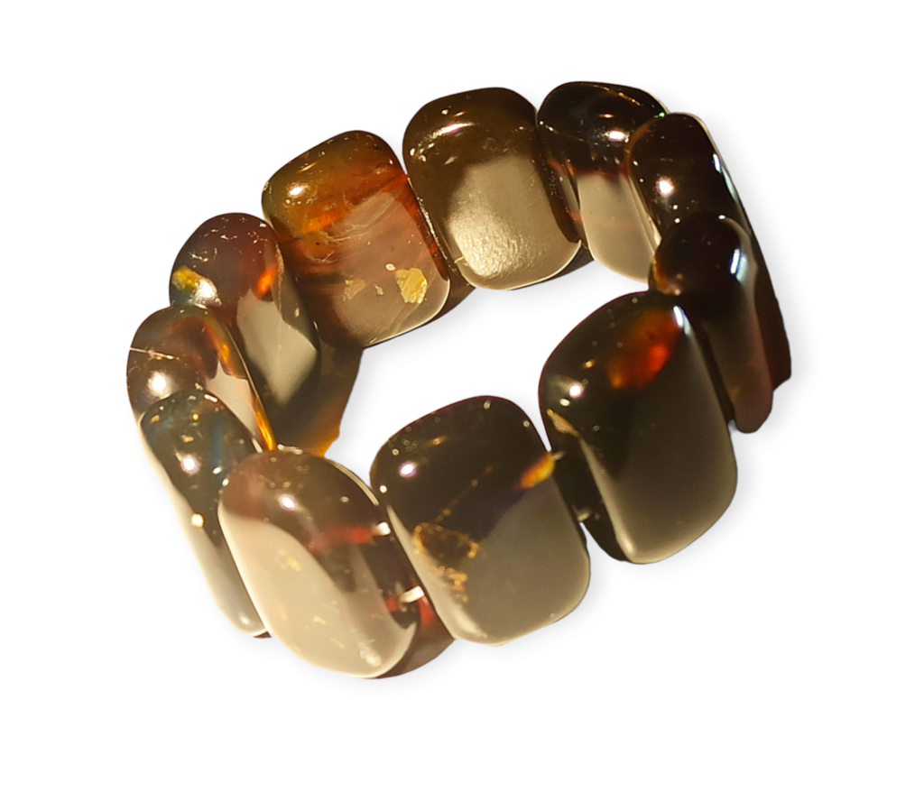 Amber Bracelet with elastic thread -60 gramms_lenght 21 centimeters