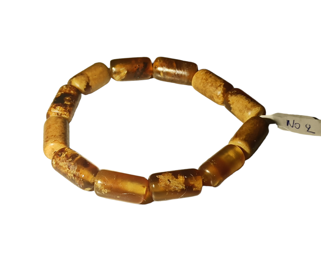 Amber bracelet with elastic thread_916B_lenght 20 centimeters_Number_2