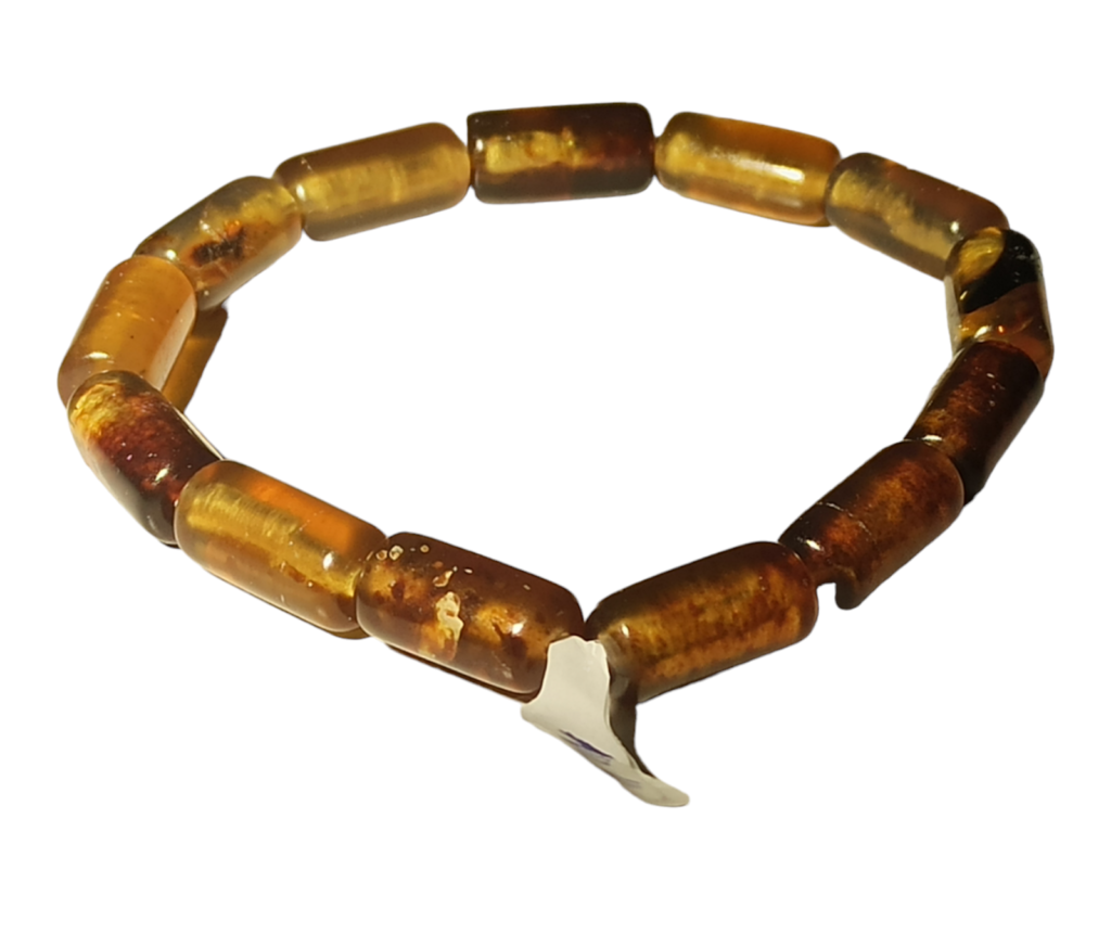 Amber bracelet with elastic thread_916B_lenght 20 centimeters_Number_4