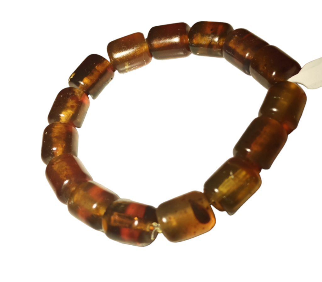 Amber bracelet with elastic thread_lenght 20 centimeters_B1112