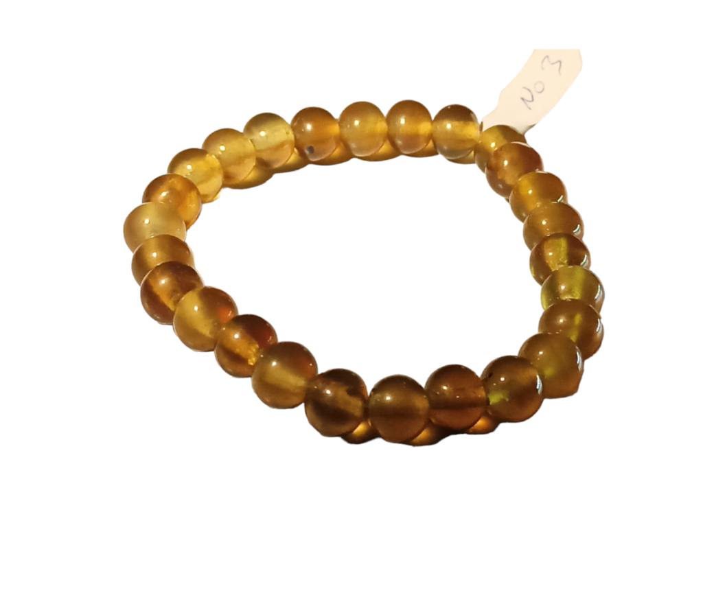 Amber bracelet with elastic thread_lenght 19 centimeters_R10_Number_3