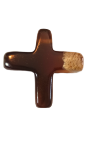 Handmade Amber Cross - 101