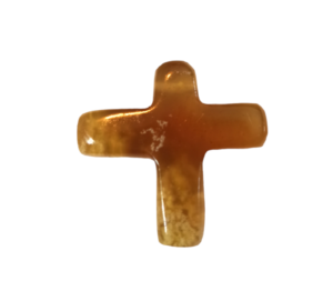 Handmade Amber Cross - 102